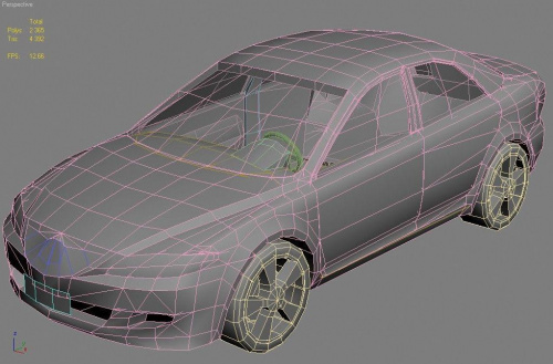 Mazda 6 Game art, low poly