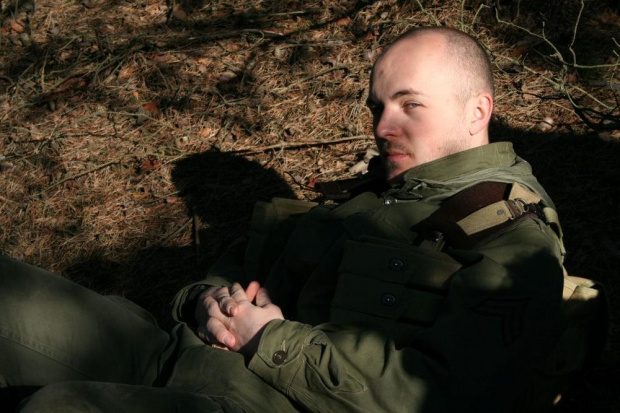 Trening dla Grup Rekonstrukcji Historycznych na poligonie w Toruniu z udziałem 82nd Airborne Division "PARAGLITE" w dniach 23-25 marca 2007 roku.