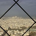 trzecie piętro wieży, widok na Sacre Coeur