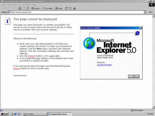 Windows NT 5.0 Workstation build 1877