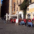 Jedna z wielu kawiarenek ,,ta znajduje sie zaraz obok Panteonu #rzym
