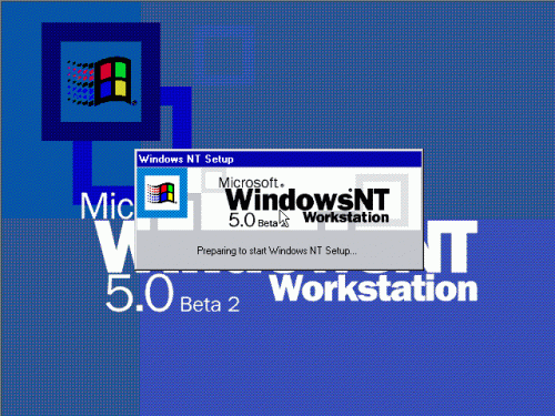 Windows NT 5.0 Workstation build 1877