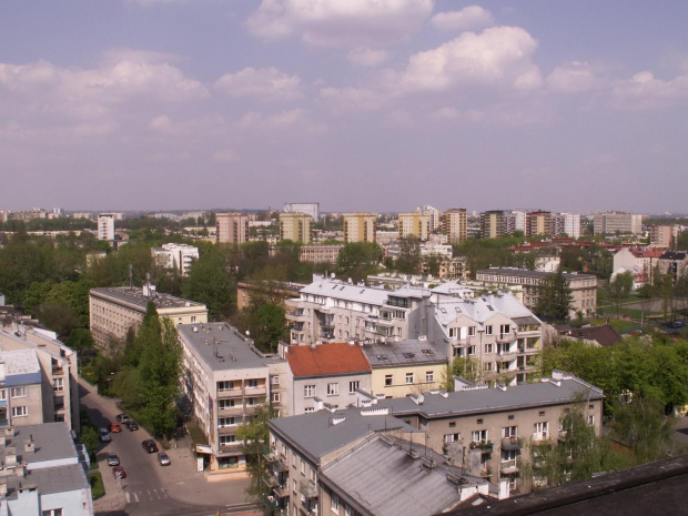 Widok z dachu przy ul. Królewskiej. Kraków 2006 #dach #królewska #kraków #widok