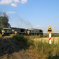 Dwie ST44 prowadzą ciężki skład z Suwałk do Białegostoku #pkp #lokomotywy #st44