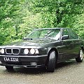BMW 520iA z 1991r. silnik M50 150KM. Kolor: Diamant Schwarz Metallic