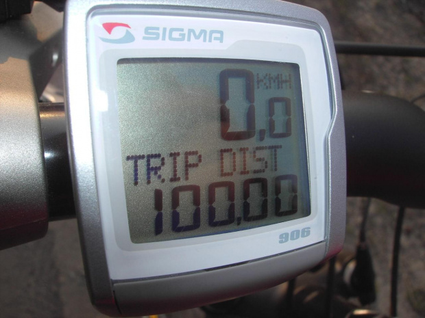 Na rowerku 01.04.2007 r 100 km :)