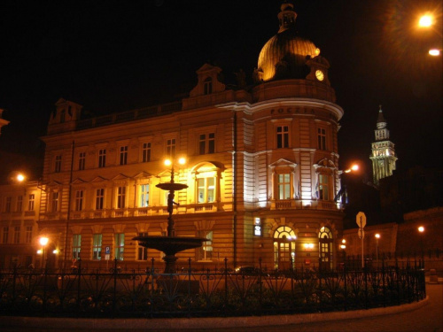 Bielsko wieczorem 30.03.2007 #Bielsko #Biała