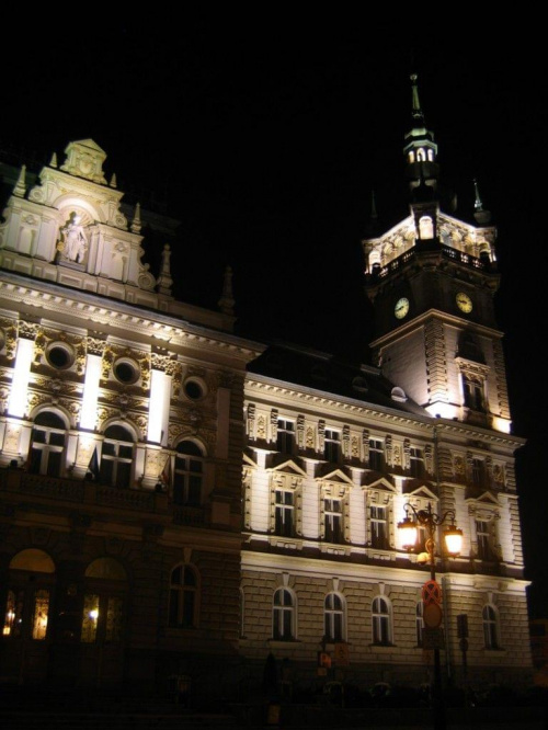 Bielsko wieczorem 30.03.2007 #Bielsko #Biała
