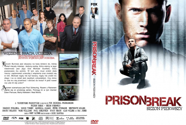 Okładka Prison Break sezon I from Prison Break Blox #OkładkaPrisonBreakSezonI #SkazanyNaŚmierć #FoxTv