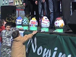 jarmark Wielkanocny Wodzisła Śl konkurs malowania jaj