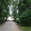 Długomiłowice - droga do parku. Na zdjęciu widoczny mostek. #Długomiłowice #park #mostek #drzewa #widok #fajne #natura #przyroda