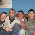 Kuzyni,brat i ja.[ od lewej: Dawid,ja, Damian-Joy i Artur-mój brat]