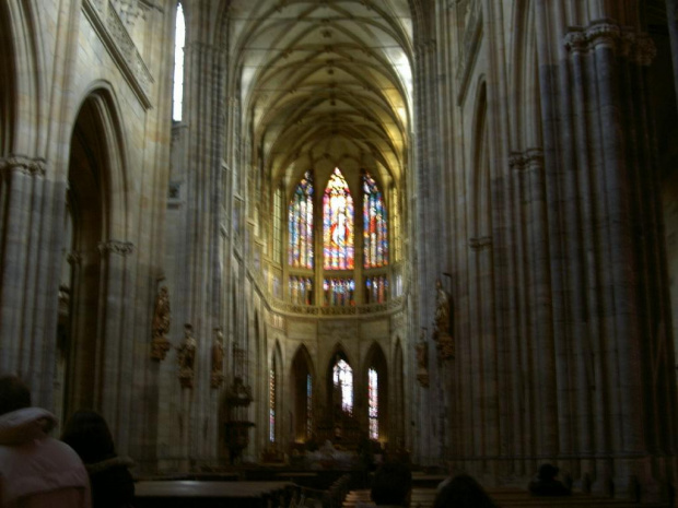 Wnętrze katedry św. Wita #Praga