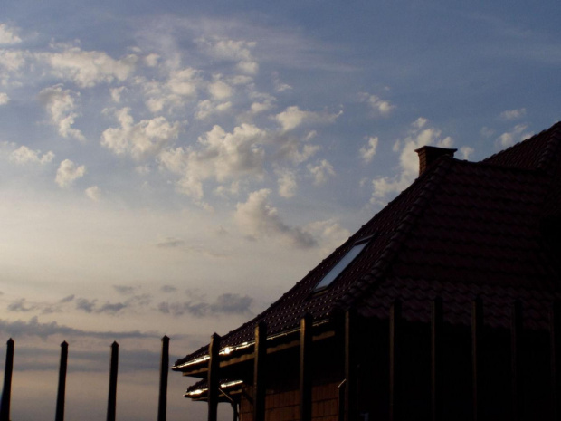 a house & sky