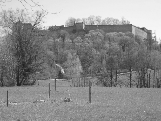 Festung Koeningstein - panorama, może nie najlepsze ujęcie, ale chodziło o pokazanie wielkości budowli... #Koeningstein