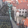 Zdjęcie kolegi- widok z jednej z wież katedry św. Wita #Praga