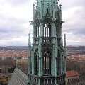 Zdjęcie kolegi- widok z jednej z wież katedry św. Wita #Praga