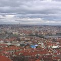 Zdjęcie kolegi- widok z jednej z wież katedry św. Wita #Praga