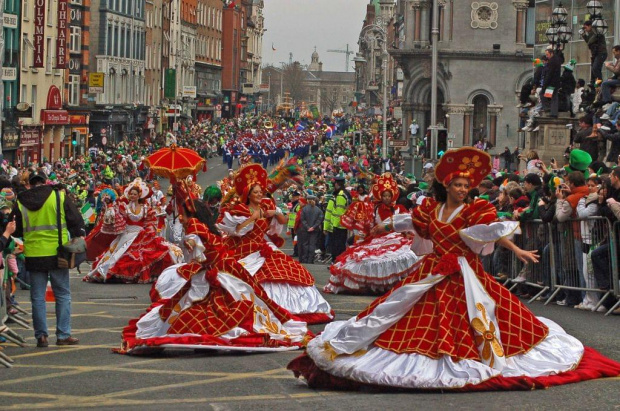 Są to zdjęcia z tegorocznej parady w dniu św. Patryka w Dublinie.