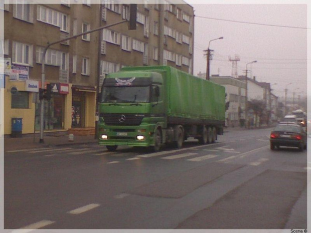 ul. Kościuszki Garwolin DK17 #mercedes #actros #ciężarówki #garwolin