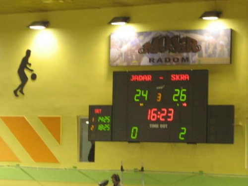 mecz Jadar_Skra Bełchatów
Radom grudzień 2006