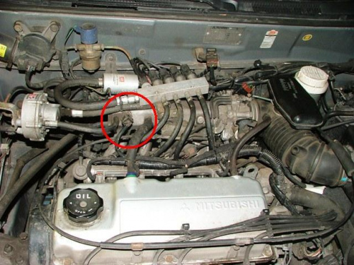 czujnik temperatury powietrza zassanego, Mitsubishi Lancer 98 1.3 4G13