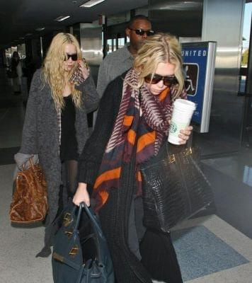 MK and Ash at LAX -styczeń 2007