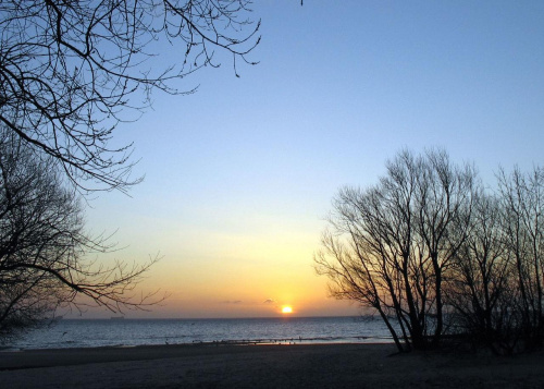 wschody słońca nad Bałtykiem