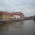 Wroclaw. Widok na Odre w poblizu Uniwersytetu Wroclawskiego