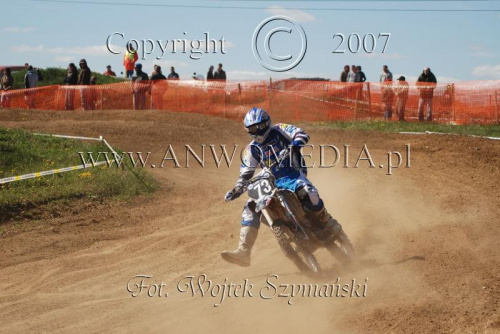 MOTOCROSS MISTRZOSTWA EUROPY w kl. 125 J. open Gdańsk 29.04.2007r.
www.ANWOMEDIA.pl