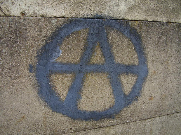 Nasza polska kultura #anarchia #znak #symbol #wandalizm