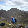 Carrantuohill (1039m.n.p.m.)- najwyższy szczyt Irlandii.-a my jesteśmy na szczycie Cahel-1002m.n.p.m.