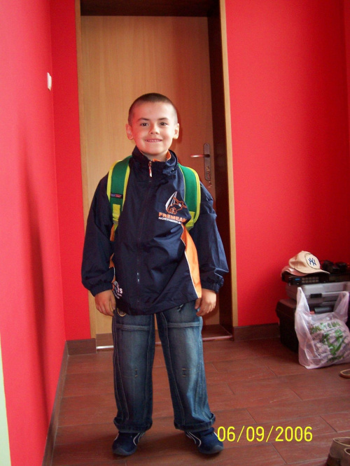 Zwarty i gotowy do szkoły :):) #WDomu