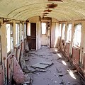 Wnętrze Bxhpi 1908 tez w kolejce do remontu... #Rogów #KolejWąskotorowa #Bxhpi1908