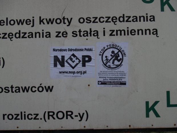 15.07.2006 - akcja plakatowa NOP Sanok