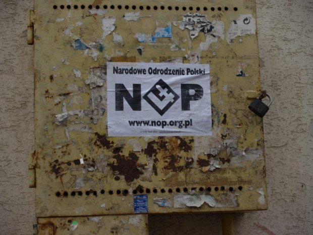 15.07.2006 - akcja plakatowa NOP Sanok