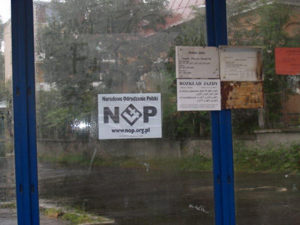 15.07.2006 - akcja plakatowa NOP Sanok