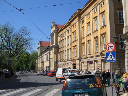 Kraków, ulice starówki