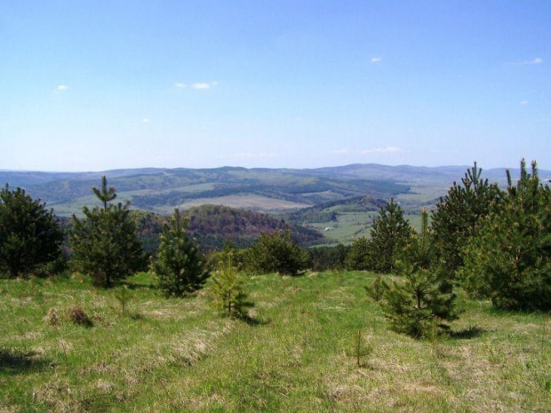 widok z Poharów na Rzepedke i Tokarnie