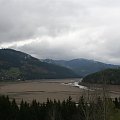 wyschnięte jezioro na Bukowinie