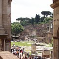 Zabytki starożytnego Rzymu. Forum Romanum.