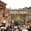 Zabytki starożytnego Rzymu. Forum Romanum.