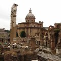 Zabytki starożytnego Rzymu. Forum Romanum.