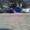 Moje 3 samochody. Od lewej Toyota Supra, Ford Mustang GT, Pontiac Firebird. #xmods