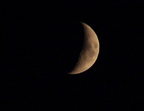 księżyc #księżyc #widok #noc