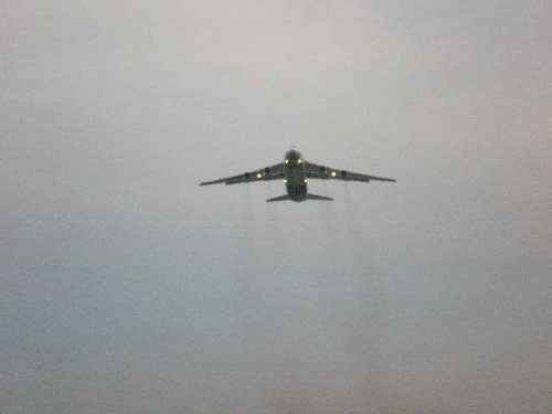 Start Antonova An-124 Rusłana z Okęcia. #samolot