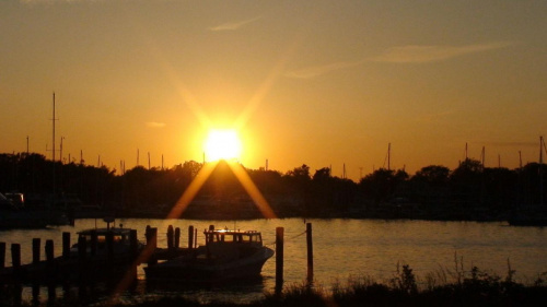 Zatoka Chesapeake, Annapolis o zachodzie słońca