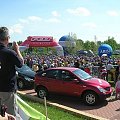 Start do maratonu MTB jestem pod czerwonaą bramą.