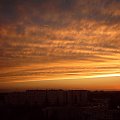 #chmury #krajobraz #słońce #zachód #osiedle #bloki #beton