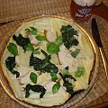 omlet ze szparagami